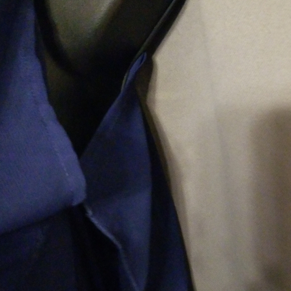 K Jordan Blouse Sheer Layer Over Tank Top Navy size 1X - Picture 2 of 5